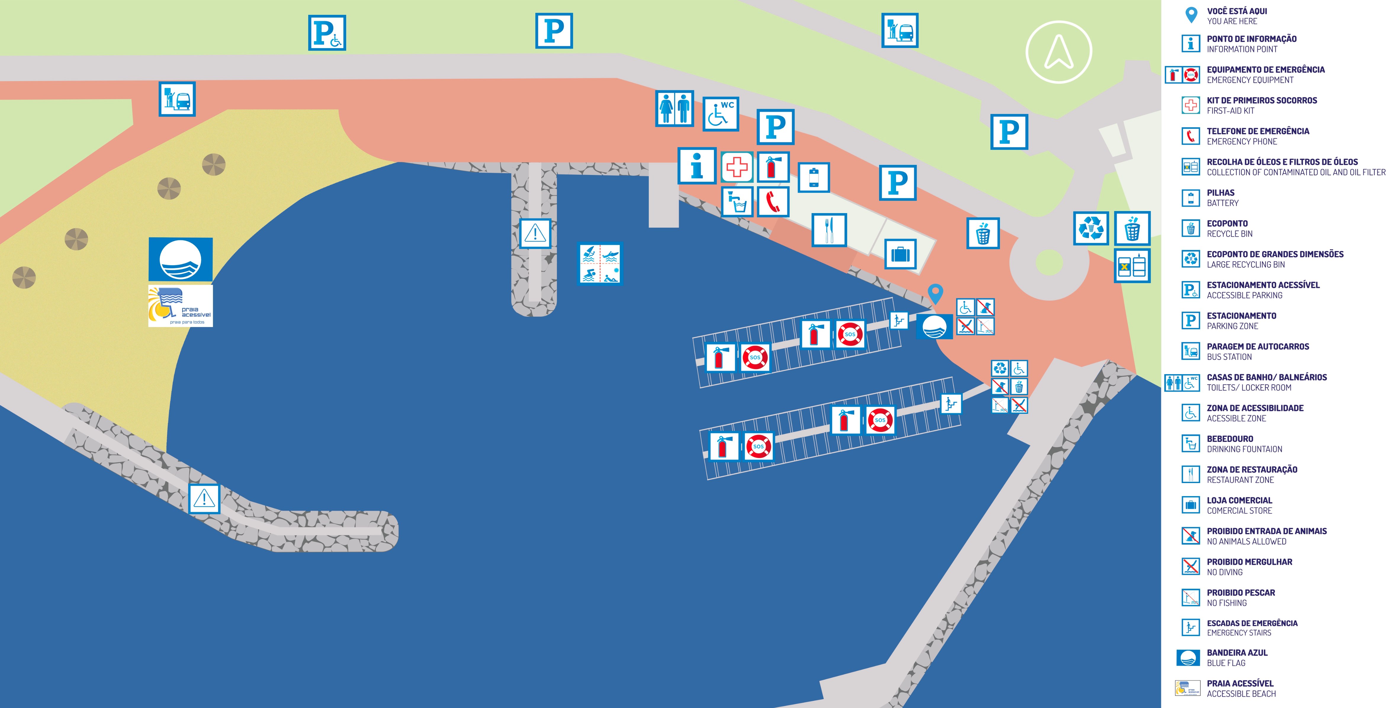 Porto de Recreio de Machico | Mapa Porto de Recreio